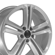 OE Wheels VW18 18x8 Gloss Silver wheel, 5x112, 45mm offset