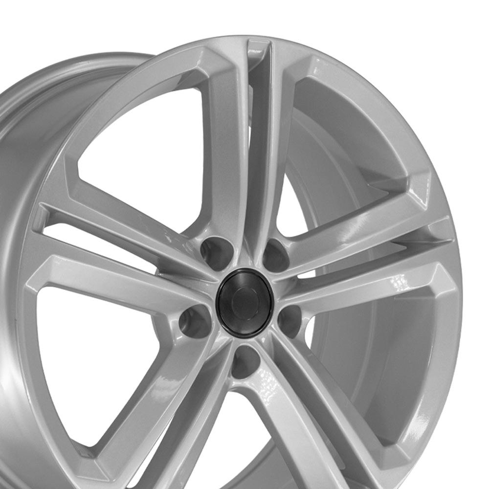 OE Wheels VW18 18x8 Gloss Silver wheel, 5x112, 45mm offset