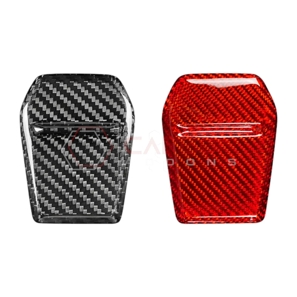 Real Carbon Fiber Seat Recliner Trim Covers for 2024+ Ford Mustang (2-Piece Set)