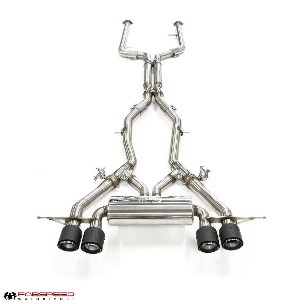 2021-2026 BMW M3/M4 (G80/G82) Fabspeed Supersport X-Pipe Valved Exhaust System - image 4