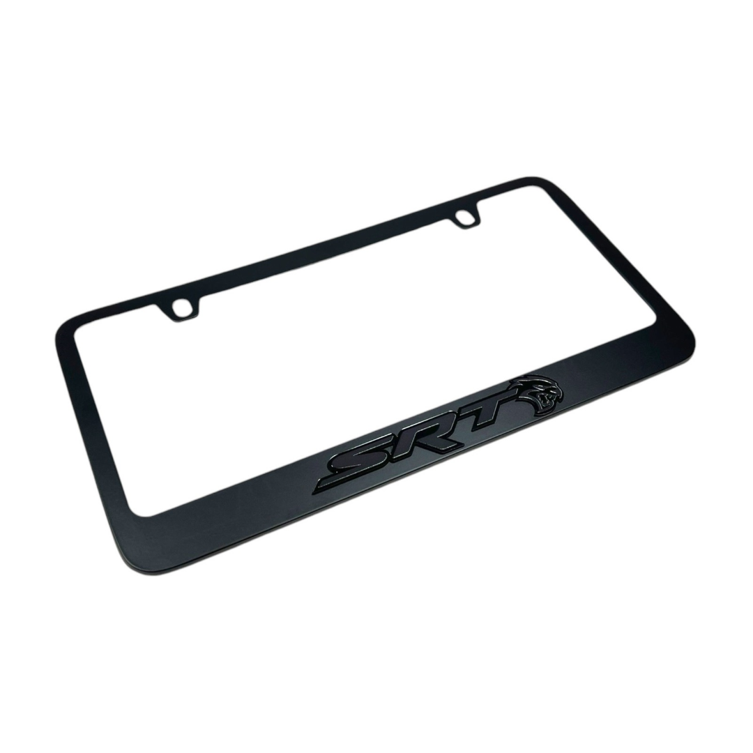 Dodge SRT Hellcat Black License Plate Frame