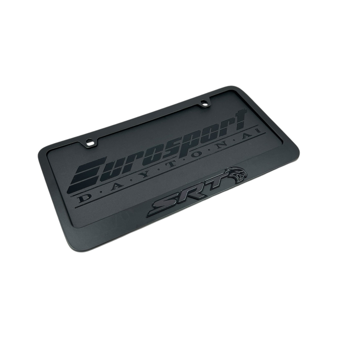 Dodge SRT Hellcat Black License Plate Frame