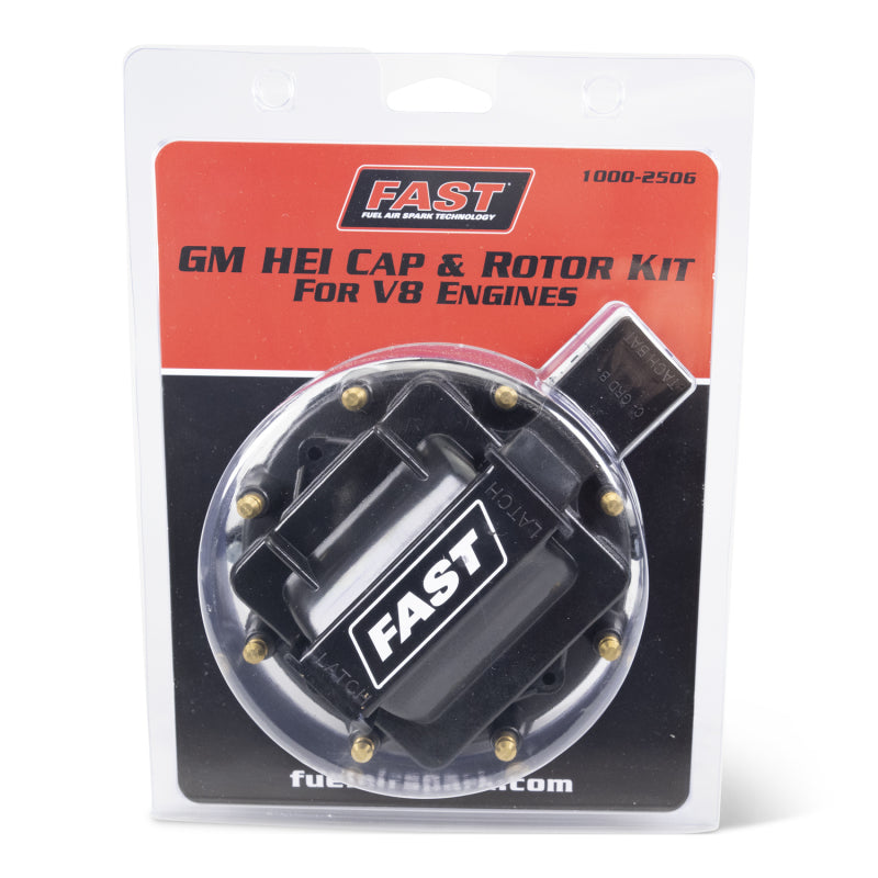 Fast Cap Kit Fast Cap/Coil/Cover Kit, Hei Distributor, Black
