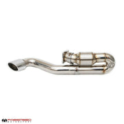 1976-1989 Porsche 911 Turbo 930 Fabspeed Sport Muffler Bypass Exhaust System with Catalyst - image 2