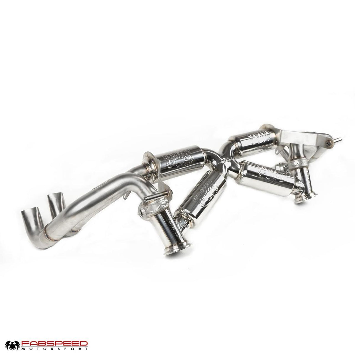 2016-2018 Audi R8 V10 Fabspeed Valved Supersport X-Pipe Exhaust System - image 5