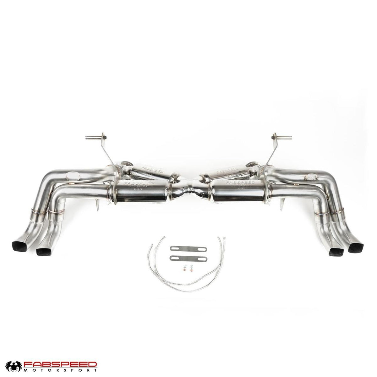 2016-2018 Audi R8 V10 Fabspeed Valved Supersport X-Pipe Exhaust System - image 1