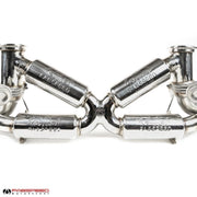 2016-2018 Audi R8 V10 Fabspeed Valved Supersport X-Pipe Exhaust System - image 8