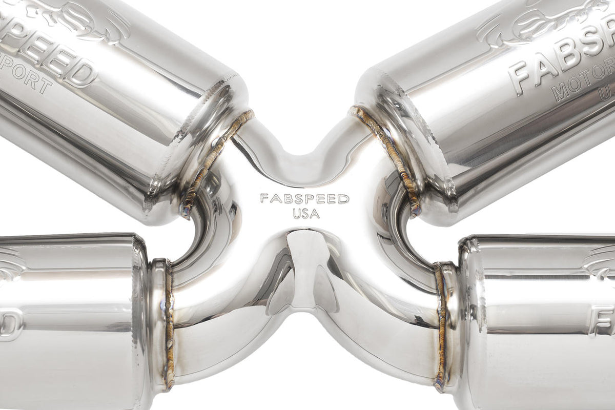 2009-2015 Audi R8 V10 Fabspeed Supersport X-Pipe Exhaust System - image 3