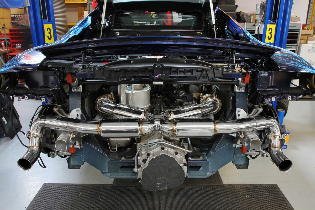 2009-2015 Audi R8 V10 Fabspeed Supersport X-Pipe Exhaust System - image 5