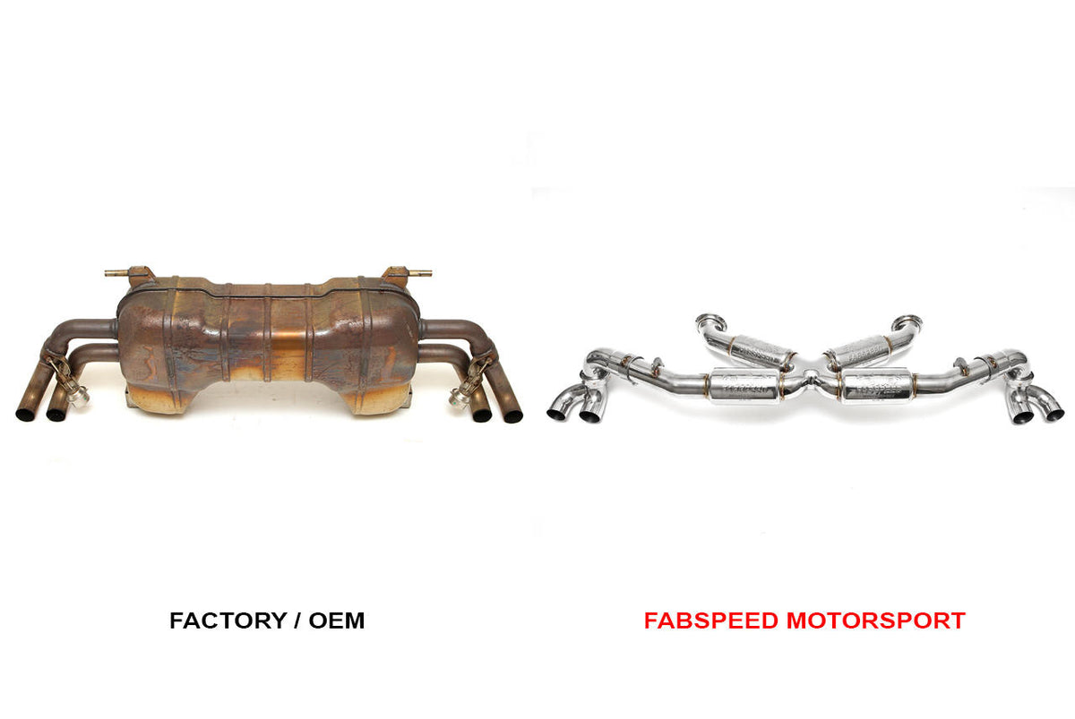 2009-2015 Audi R8 V10 Fabspeed Supersport X-Pipe Exhaust System - image 4