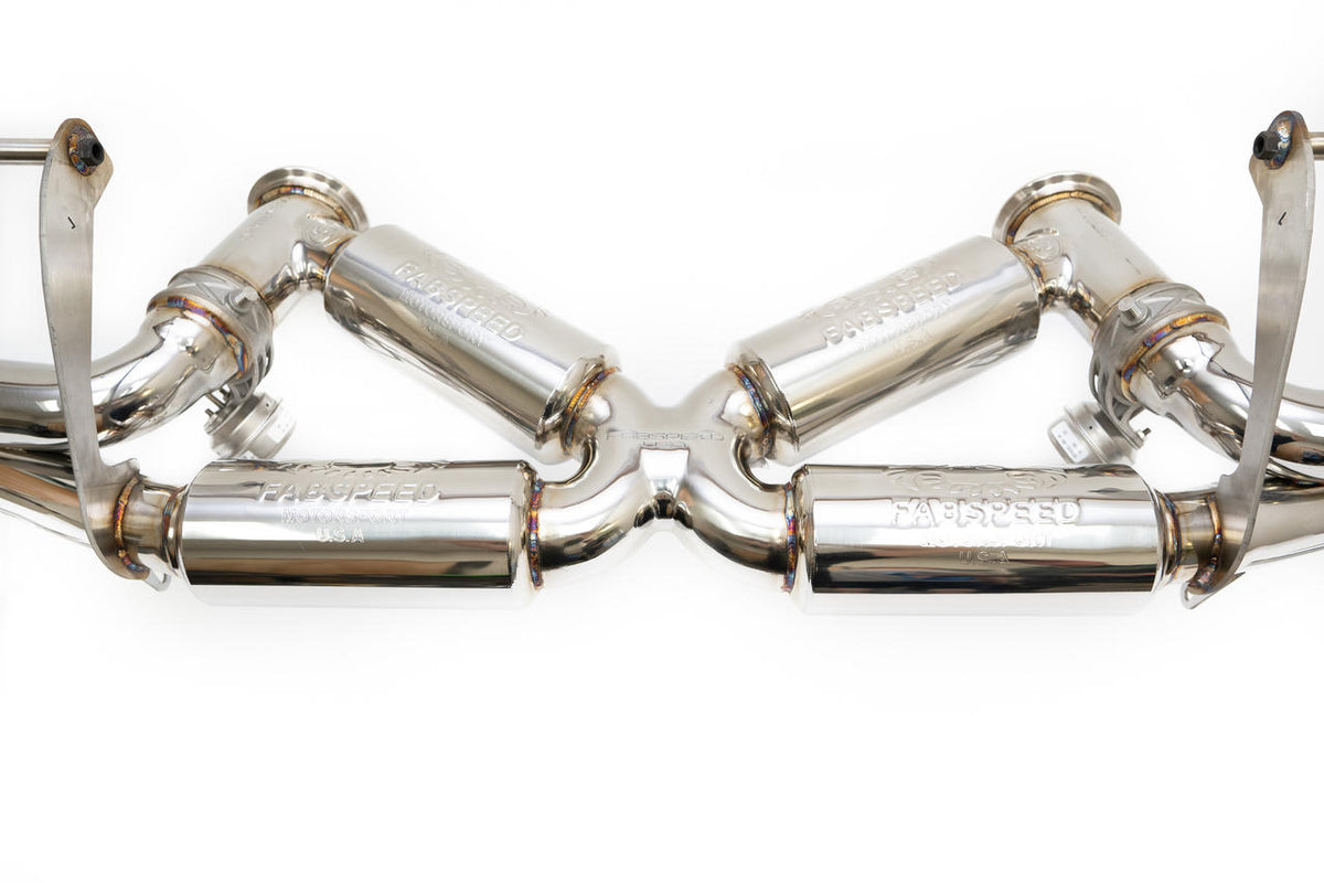 2007-2012 Audi R8 V8 Fabspeed Valved Supersport X-Pipe Exhaust System - image 4