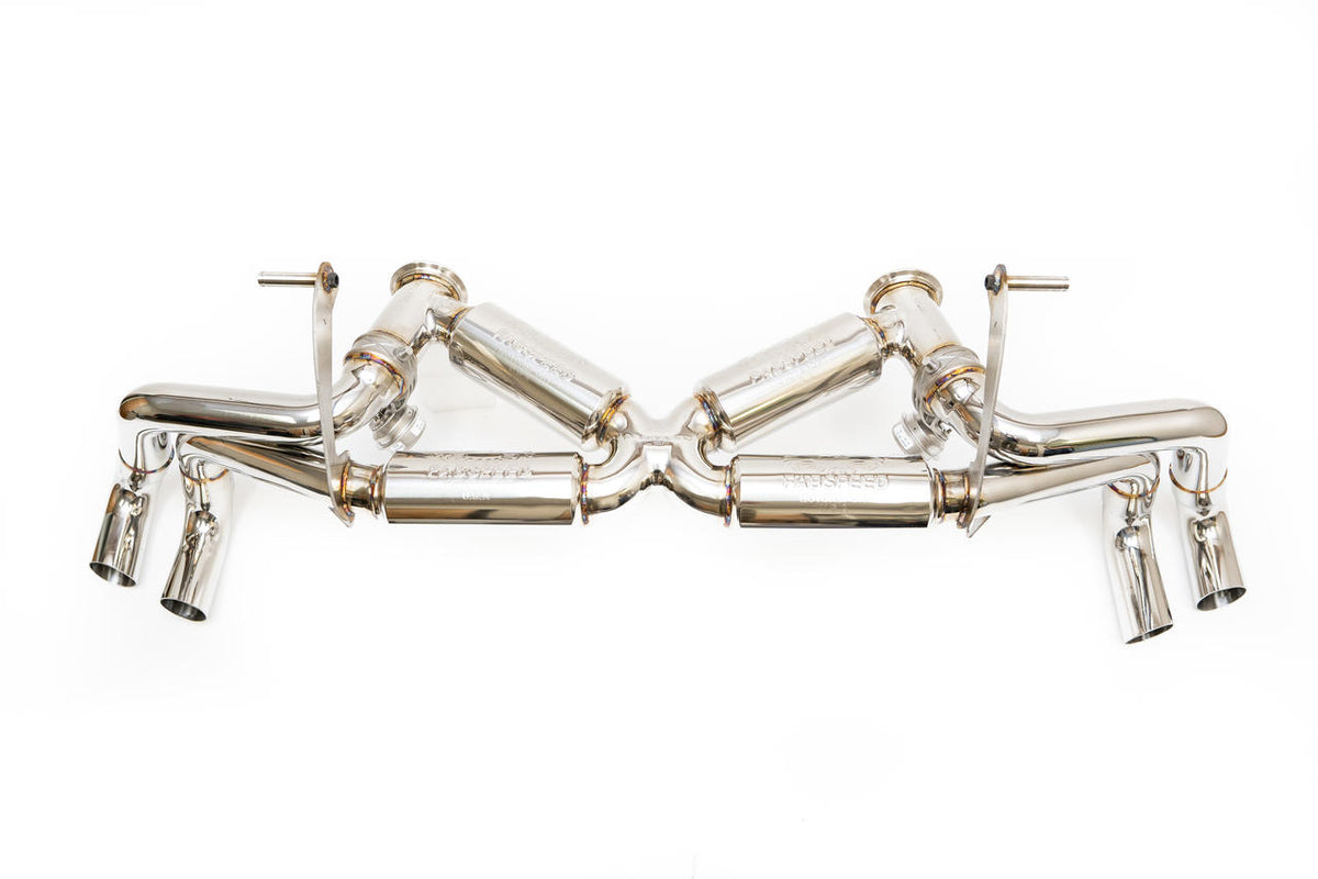 2007-2012 Audi R8 V8 Fabspeed Valved Supersport X-Pipe Exhaust System - image 1