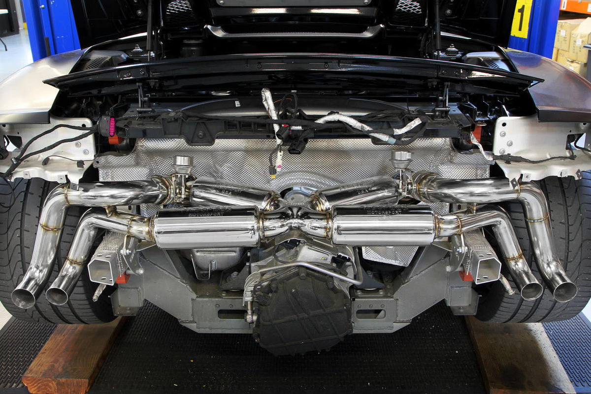 2007-2012 Audi R8 V8 Fabspeed Valved Supersport X-Pipe Exhaust System - image 10