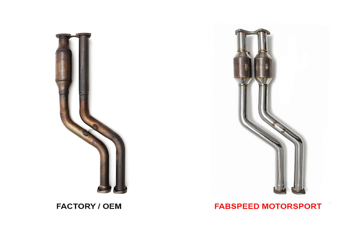 2000-2006 BMW M3 E46 Fabspeed Sport Catalytic Converters - image 2