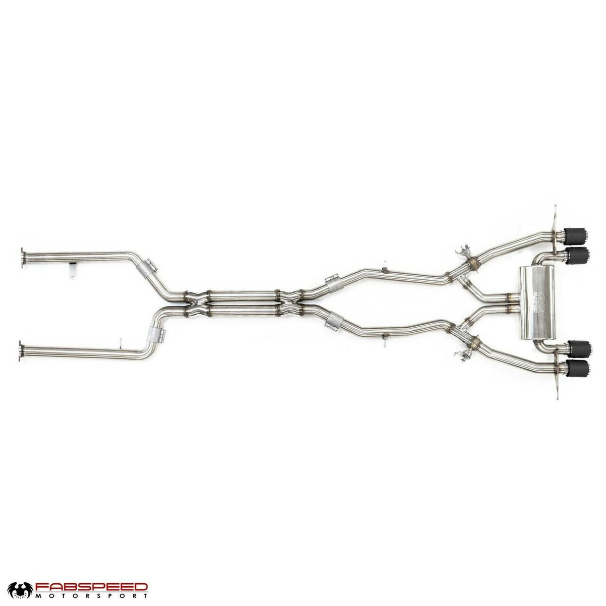 2021-2026 BMW M3/M4 (G80/G82) Fabspeed Supersport X-Pipe Valved Exhaust System - image 1