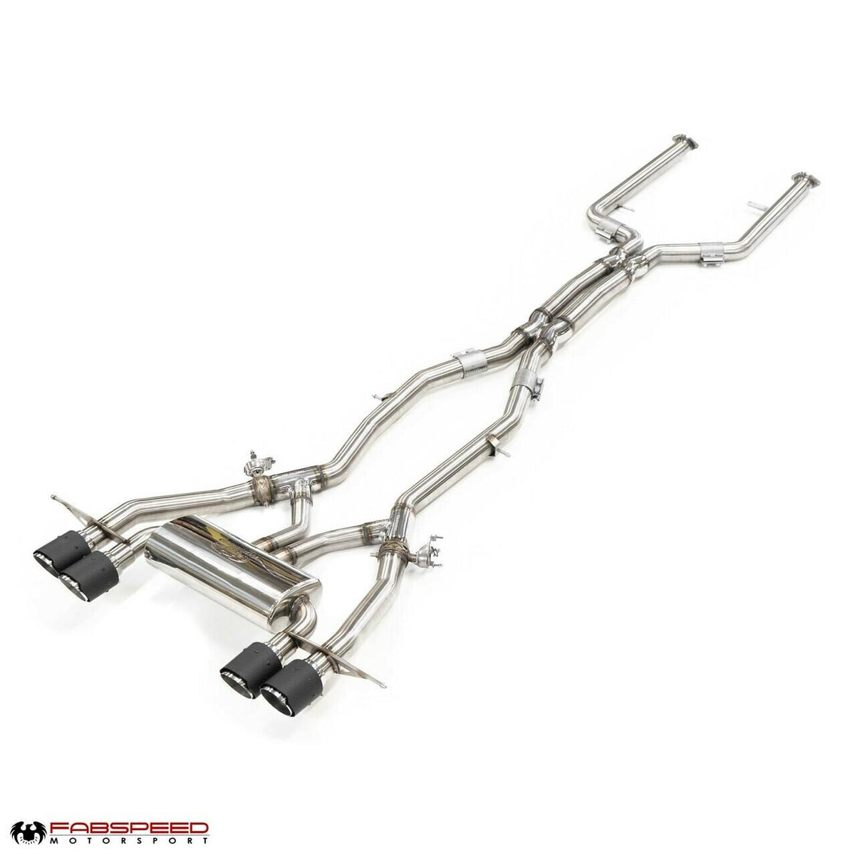 2021-2026 BMW M3/M4 (G80/G82) Fabspeed Supersport X-Pipe Valved Exhaust System - image 5