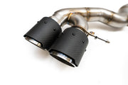 2018-2023 BMW M5 F90 Fabspeed Muffler Bypass Pipes with Quad Style Tips - image 4
