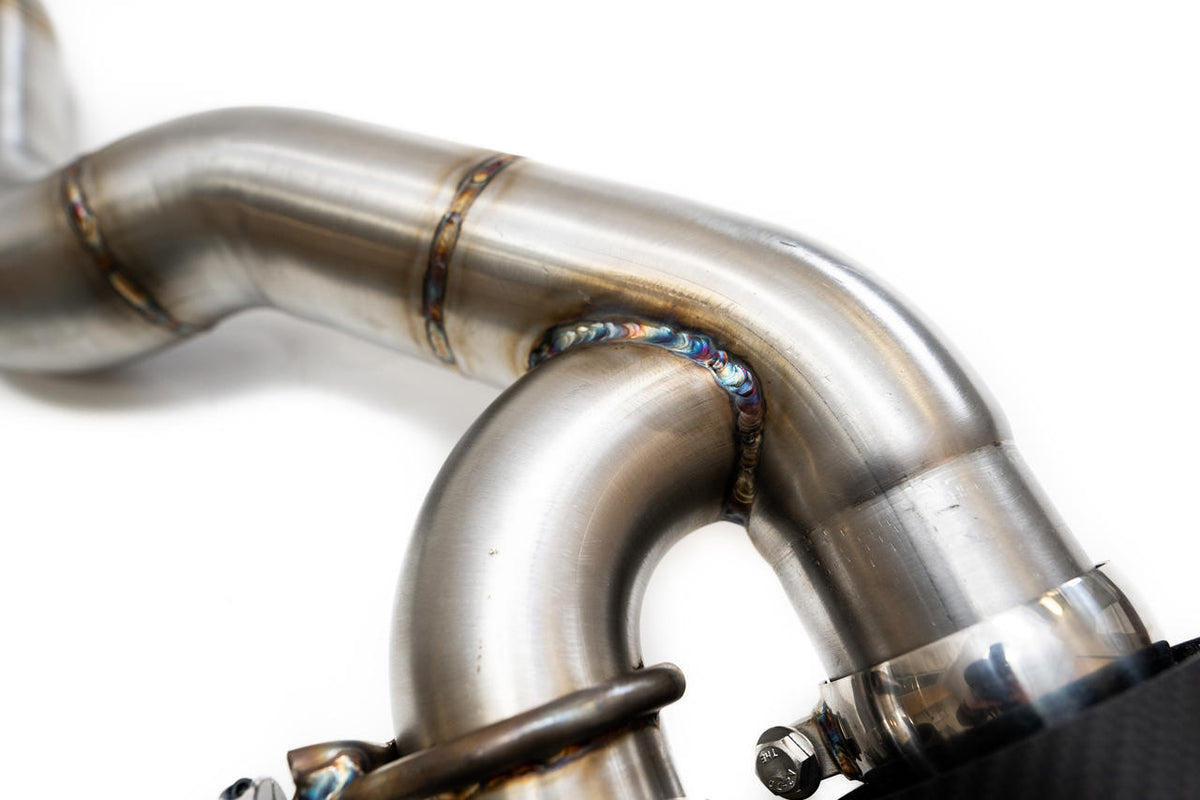 2018-2023 BMW M5 F90 Fabspeed Muffler Bypass Pipes with Quad Style Tips - image 6