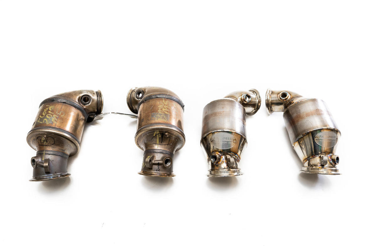 2017-2023 BMW M5 Fabspeed Primary Sport Catalytic Converter Downpipes - image 3