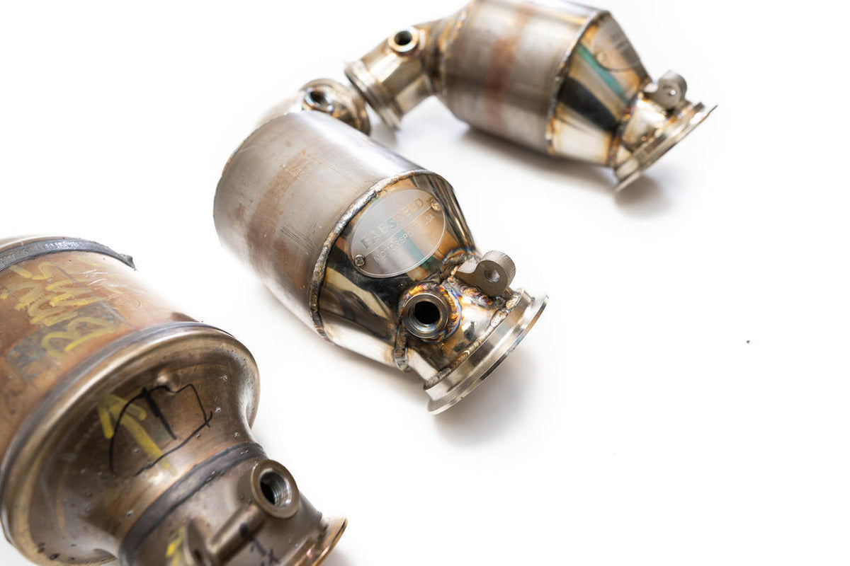 2019-2026 BMW M8 Fabspeed Primary Sport Catalytic Converter Downpipes - image 2