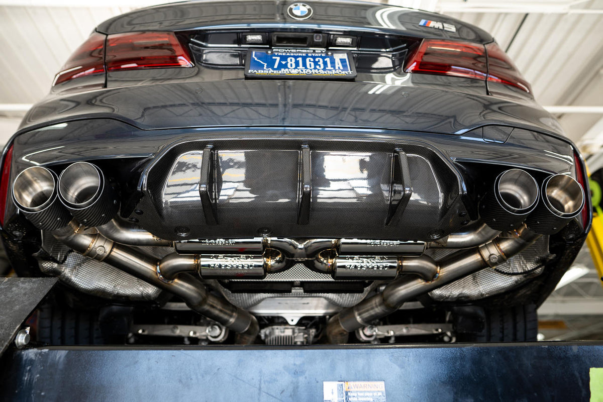 2018-2023 BMW M5 F90 Fabspeed Valved Exhaust System with Quad Style Tips - image 8