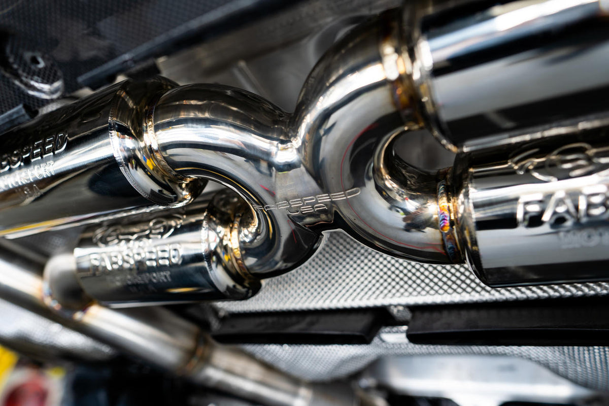2018-2023 BMW M5 F90 Fabspeed Valved Exhaust System with Quad Style Tips - image 6
