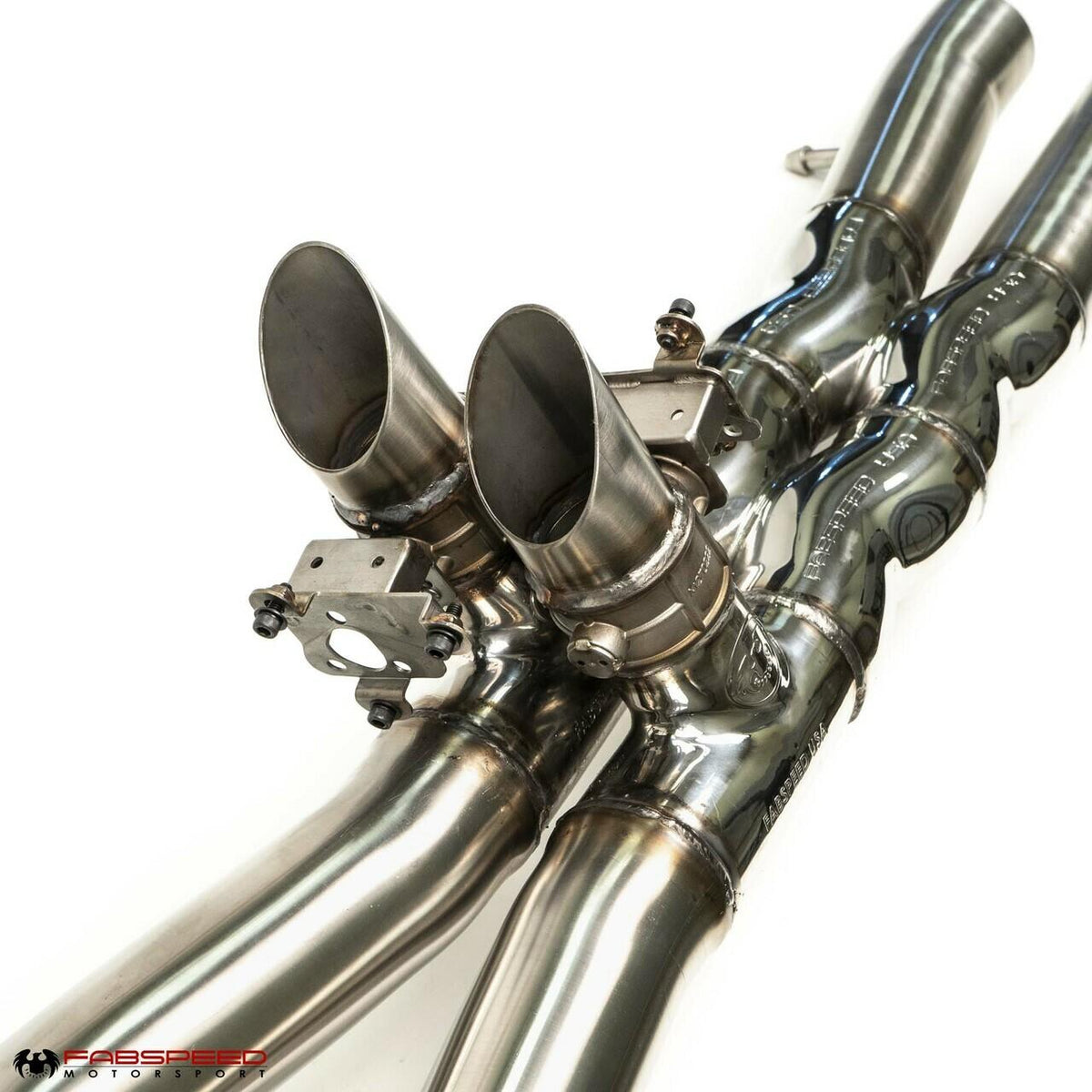 2021-2024 Ram 1500 TRX Fabspeed Valved Double X-Pipe Resonator Bypass - image 4