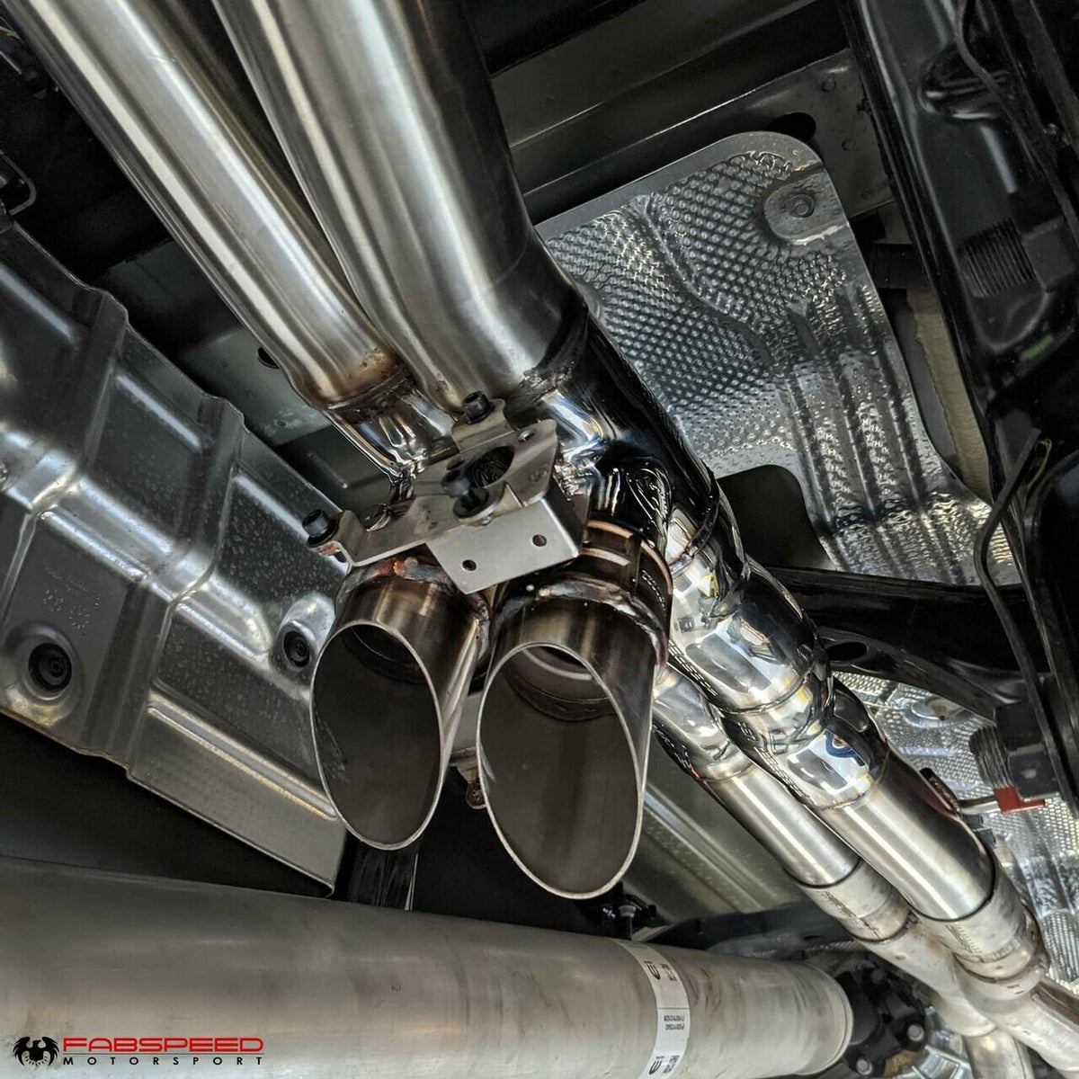 2021-2024 Ram 1500 TRX Fabspeed Valved Double X-Pipe Resonator Bypass - image 5