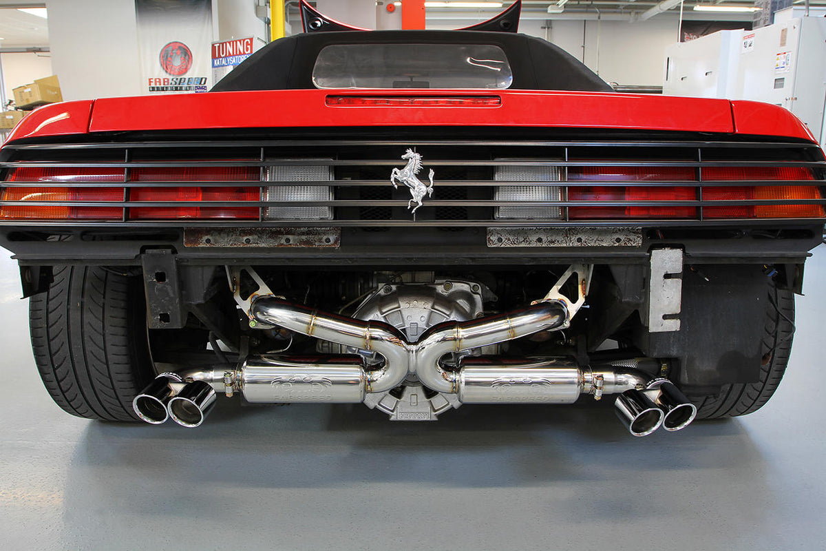 1989-1995 Ferrari 348 Fabspeed Supersport X-Pipe Exhaust System - image 4
