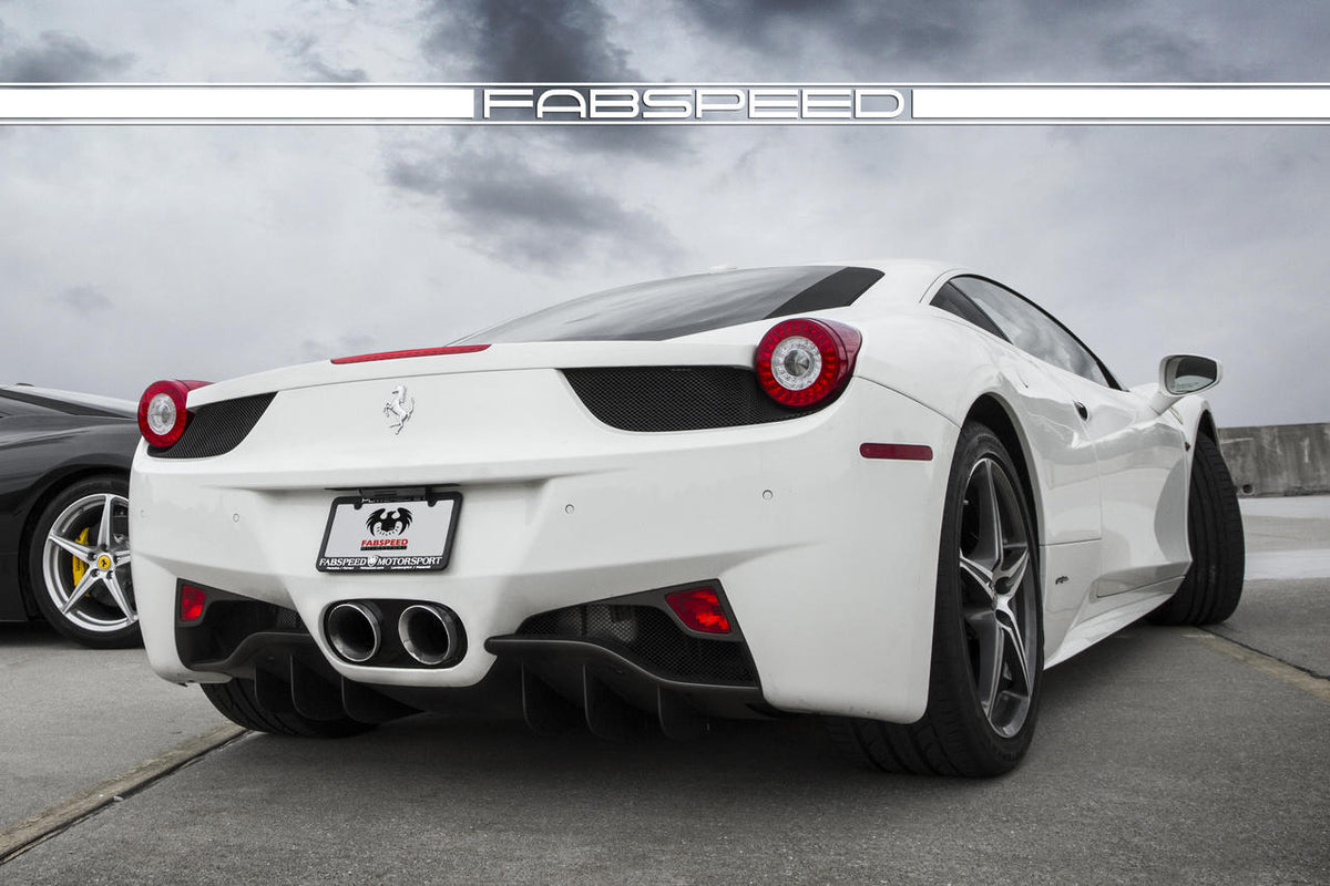 2010-2015 Ferrari 458 Italia Challenge Style Fabspeed Dual Exhaust Tips - image 5
