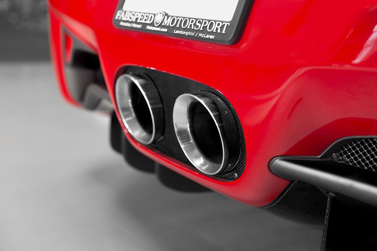 2010-2015 Ferrari 458 Italia Challenge Style Fabspeed Dual Exhaust Tips - image 7