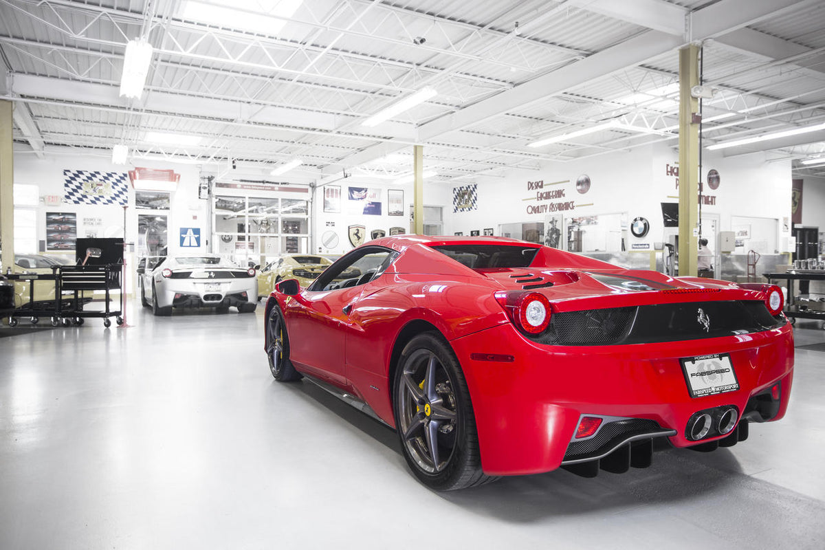 2010-2015 Ferrari 458 Italia Challenge Style Fabspeed Dual Exhaust Tips - image 8