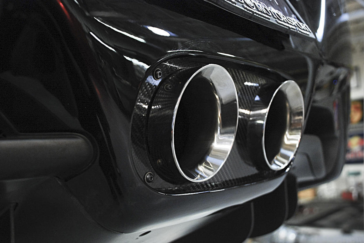 2010-2015 Ferrari 458 Italia Challenge Style Fabspeed Dual Exhaust Tips - image 4