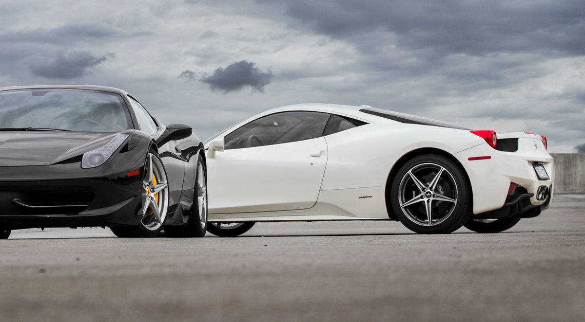 2010-2015 Ferrari 458 Italia Challenge Style Fabspeed Dual Exhaust Tips - image 9