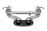 2010-2015 Ferrari 458 Italia Fabspeed Maxflo CHALLENGE STYLE dual outlet Performance Exhaust System - image 1