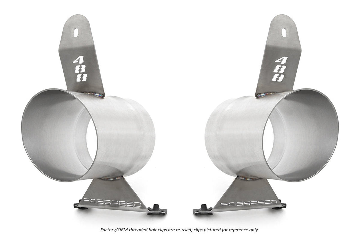 2015-2019 Ferrari 488 Challenge Style Fabspeed Titanium Tips - image 1