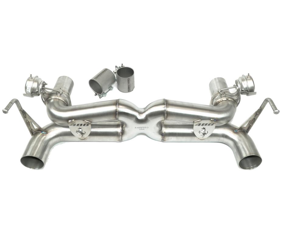 2015-2019 Ferrari 488 GTB/Spider Fabspeed Valved Dual Tone Exhaust System - image 1