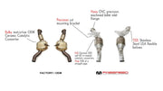 2015-2019 Ferrari 488 Pista Fabspeed HJS German Sport Catalytic Converters - image 2