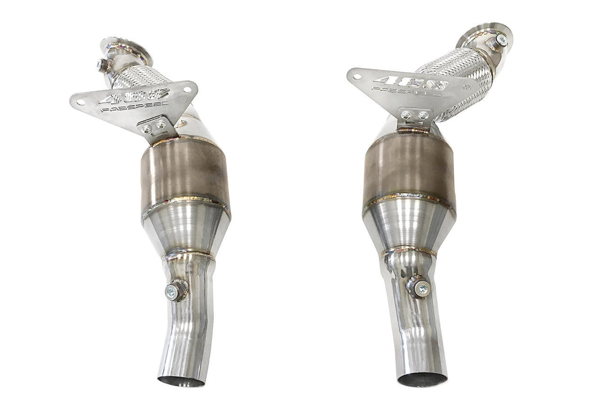2015-2019 Ferrari 488 Pista Fabspeed HJS German Sport Catalytic Converters - image 1