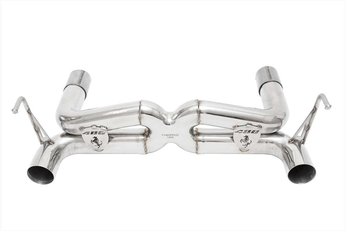 2015-2026 Ferrari 488 Pista Fabspeed Supersport X-Pipe Exhaust System - image 1