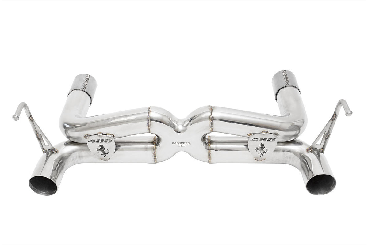 2015-2019 Ferrari 488 Fabspeed Supersport X-Pipe Exhaust System - image 1