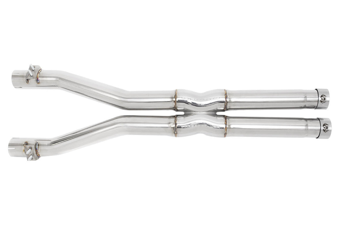 2009-2014 Ferrari California Fabspeed Resonator Bypass X-Pipe - image 1