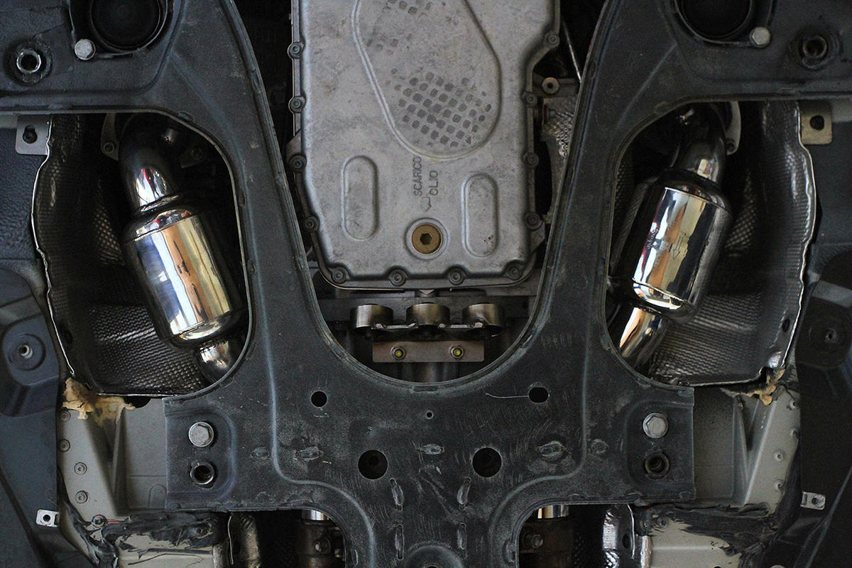2009-2014 Ferrari California Fabspeed Sport Catalytic Converters - image 2