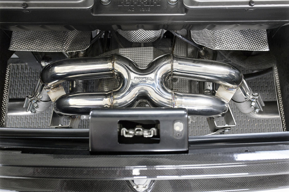 2005-2009 Ferrari F430 Fabspeed Supersport X-Pipe RaceLine Exhaust System - image 2