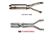1996-2001 Ferrari F550 Fabspeed Resonator Bypass X-Pipe - image 2