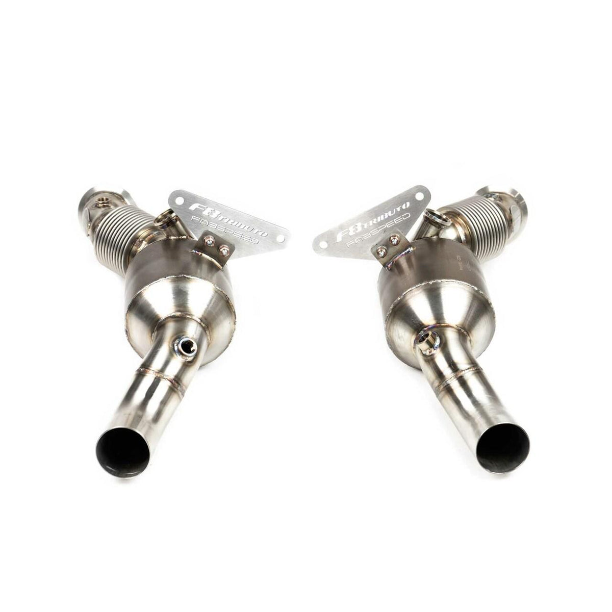 2020-2023 Ferrari F8 Tributo Fabspeed Sport Catalytic Converters - image 3
