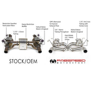 2020-2023 Ferrari F8 Tributo Fabspeed Valved X-Pipe Exhaust System - image 2