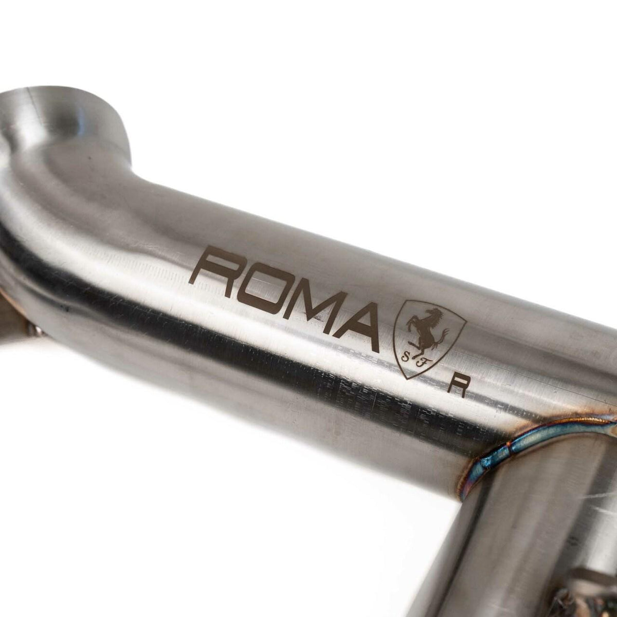 2020-2026 Ferrari Roma Fabspeed Supersport Valve Delete Pipes - image 4