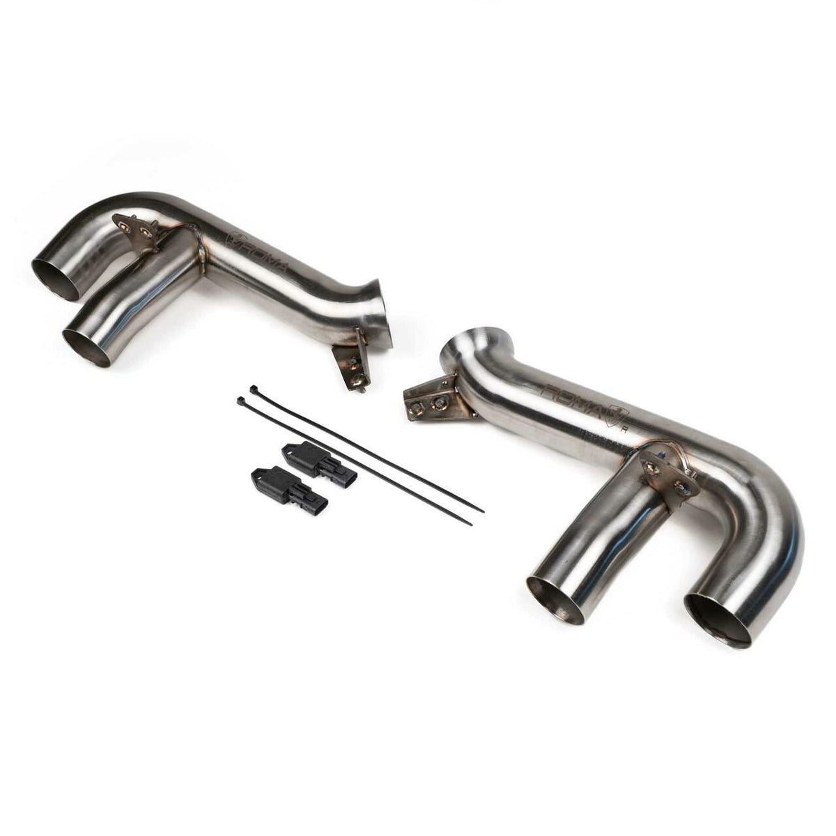 2020-2026 Ferrari Roma Fabspeed Supersport Valve Delete Pipes - image 2