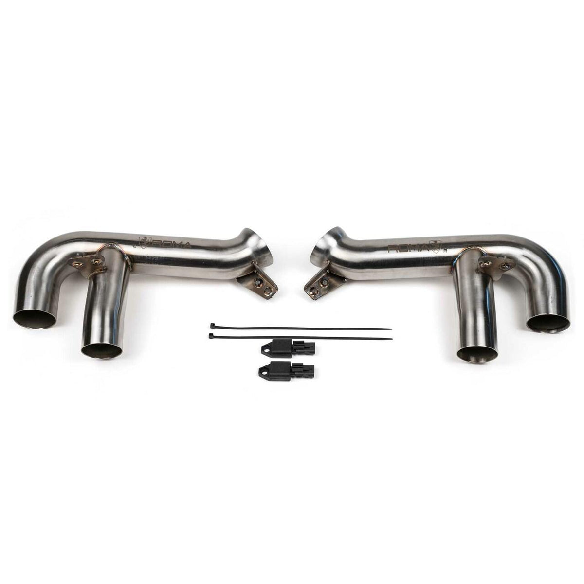 2020-2026 Ferrari Roma Fabspeed Supersport Valve Delete Pipes - image 1